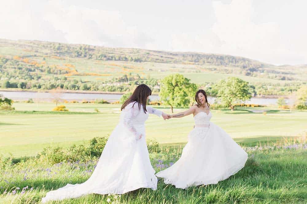 A beautiful springtime wedding at Mar Hall
