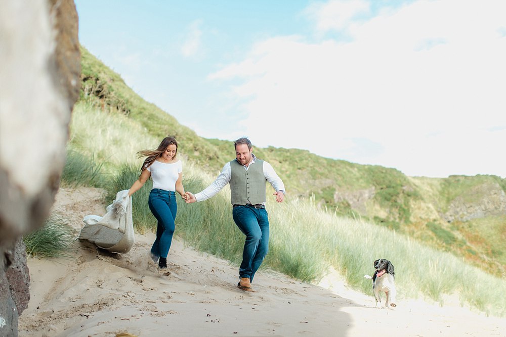 Fine Art Wedding Photographers,The Gibsons,beach engagement shoot,beach engagement shoot scotland,beaches scotland,engagement aberdeen,engagement photographers glasgow,light and bright,light and bright wedding photographers scotland,