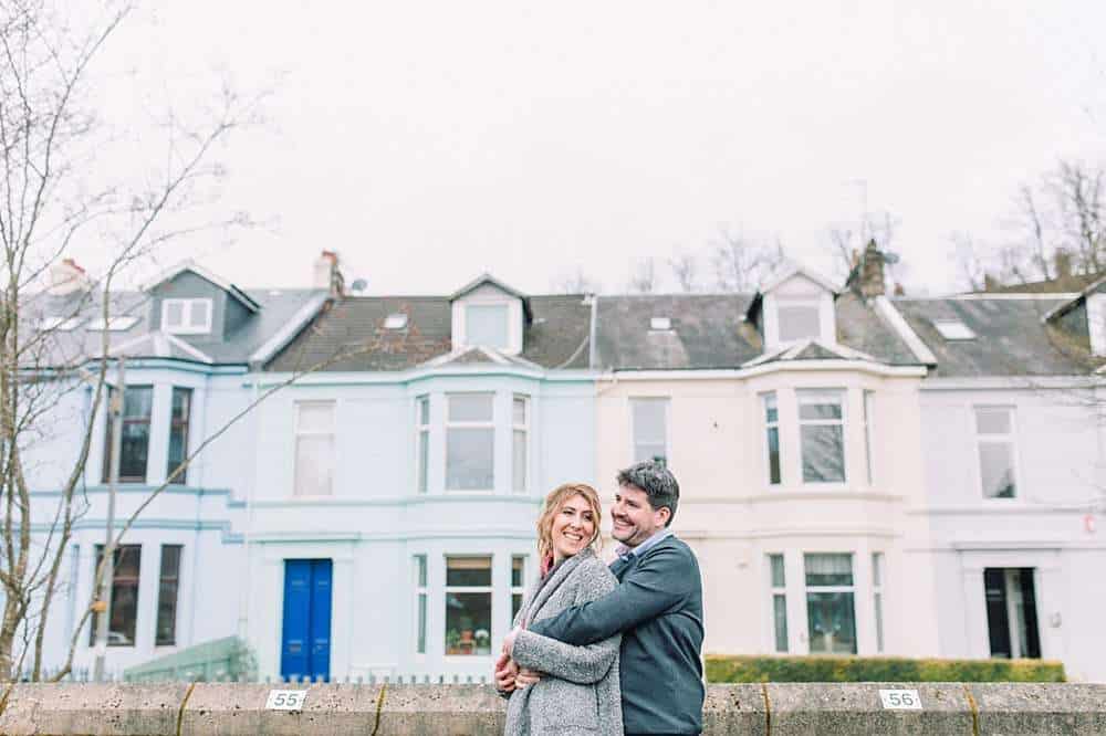 Queens Park Glasgow engagement shoot