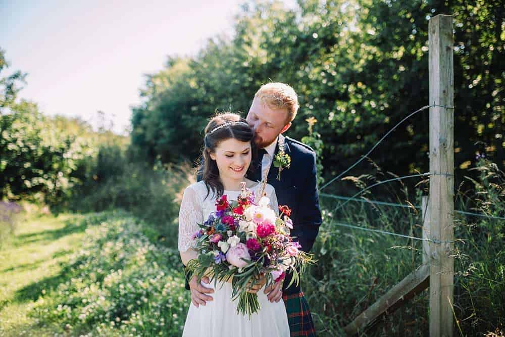 Summer wedding at The Secret Herb Garden