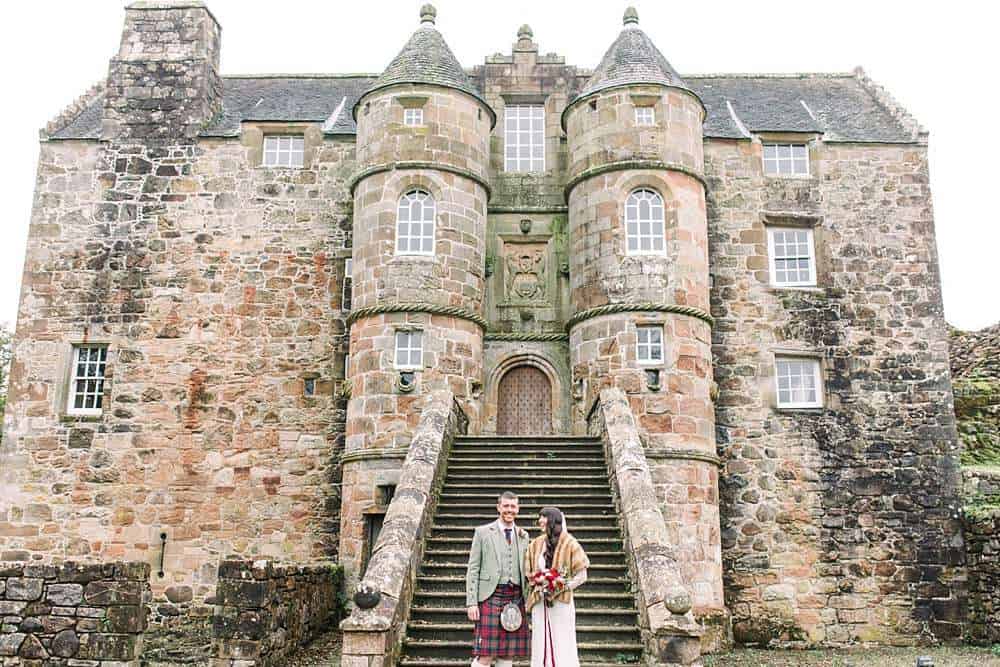 1920’s inspired winter wedding at Rowallan Castle
