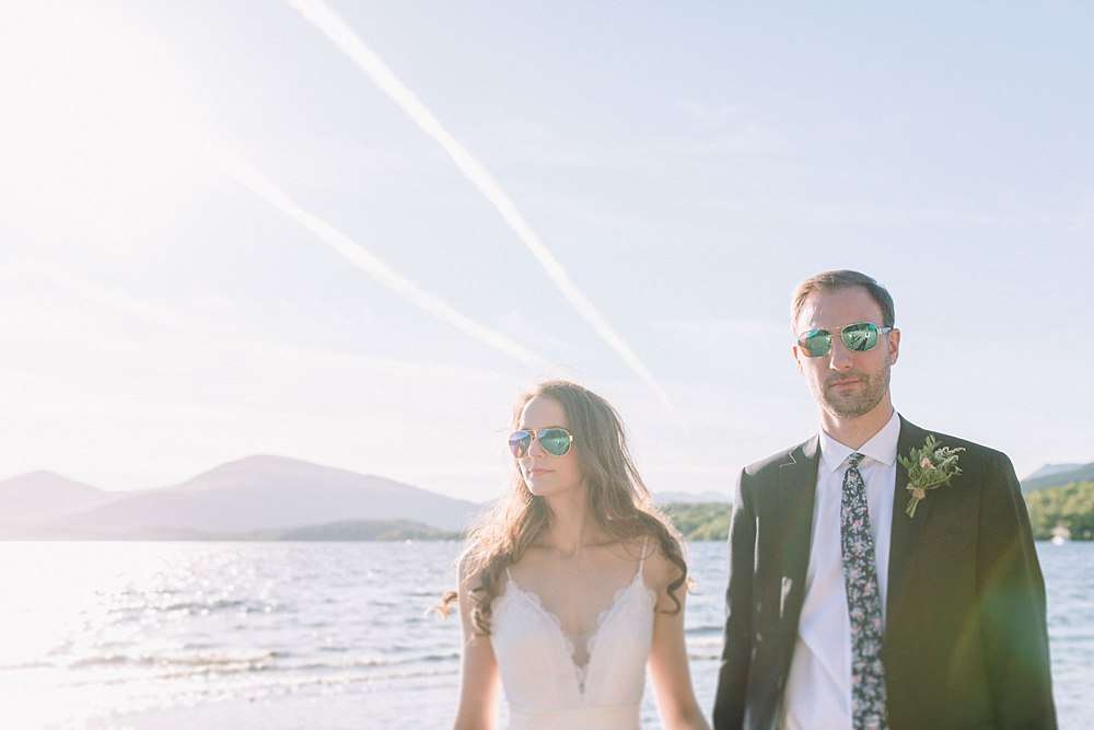 An elopement on Loch Lomond Scotland