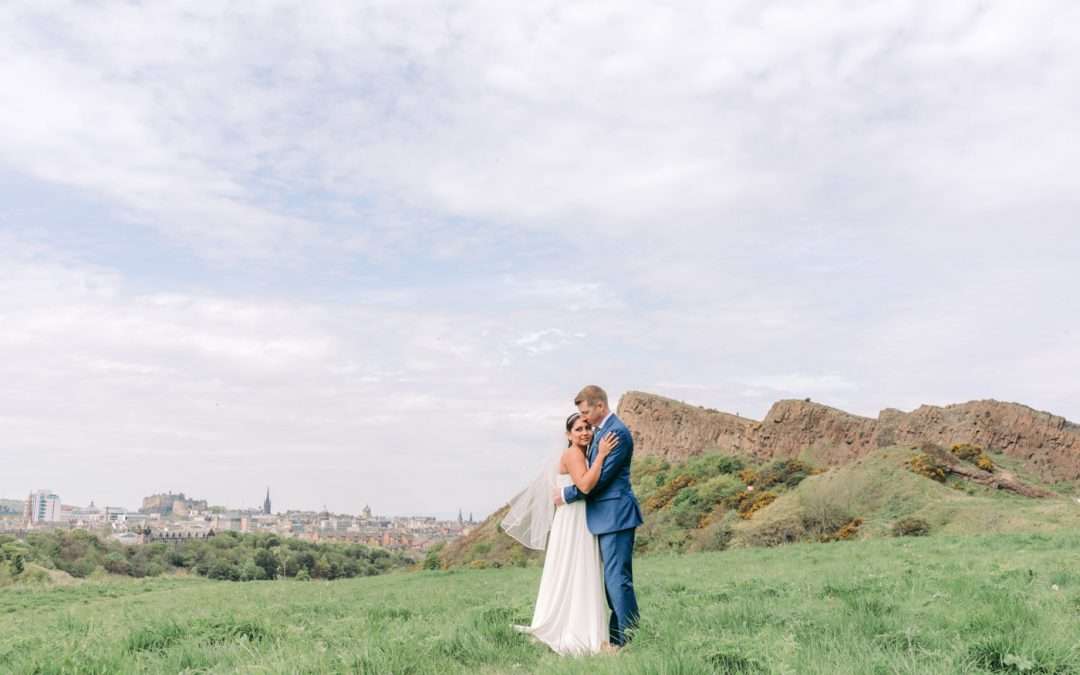 Lovely & Allen’s wedding shoot in Edinburgh