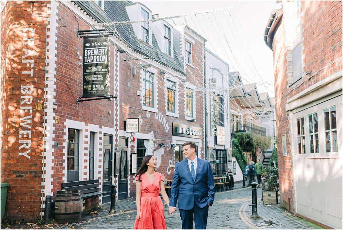 west-end-Glasgow-engagement-0012 engagement shoot ashton lane