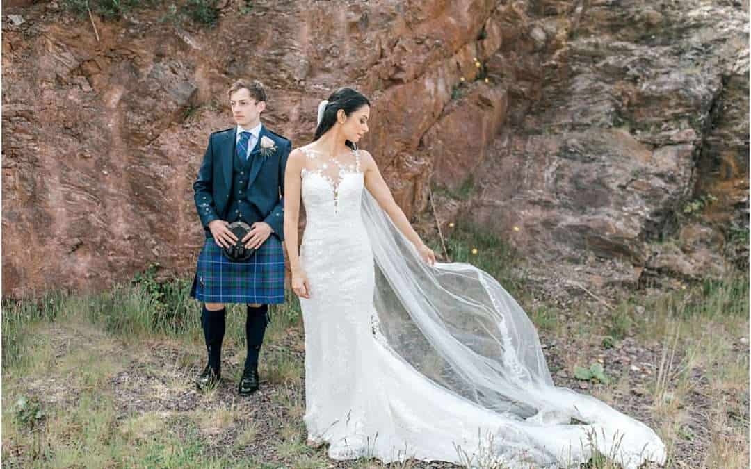 Summer wedding at Portavadie Marina