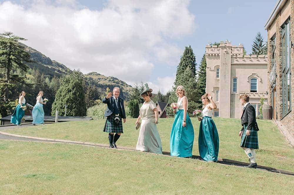 Wedding guests at their bests